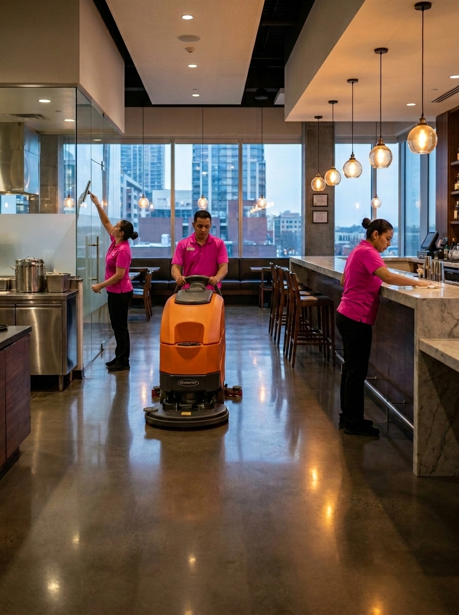 Janitorial Cleaning Results in Restaurant