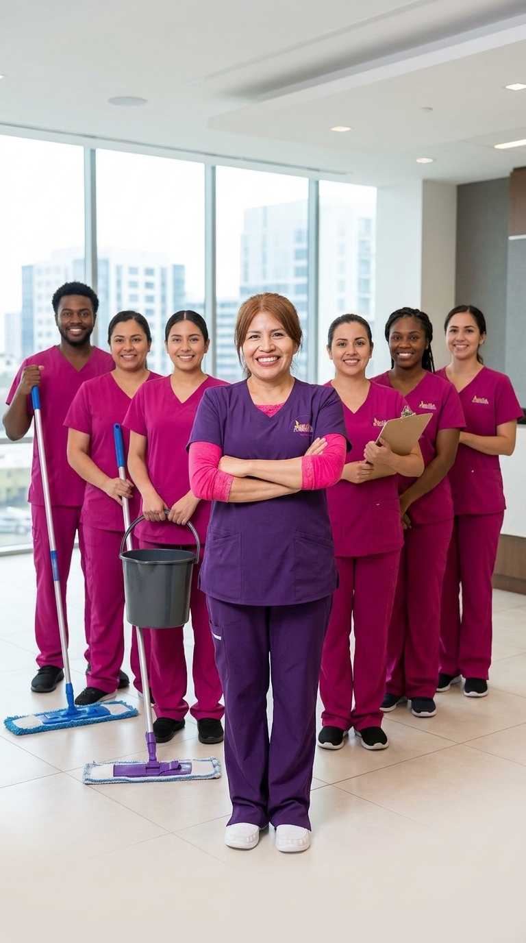 Deli Flores and Adeliz Cleaning Team
